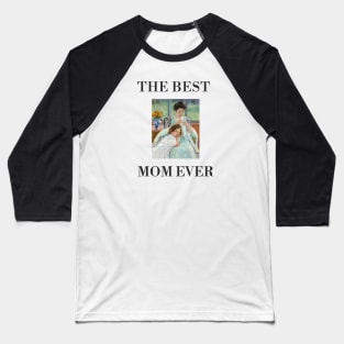 THE BEST KNITTING MOM EVER FINE ART VINTAGE STYLE CHILD AND MOTHER OLD TIMES. Baseball T-Shirt